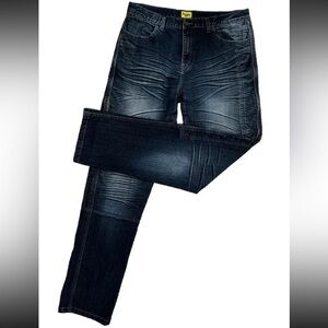 Drayko Jeans Mens Size 34x31 Lined Motorcycle Riding Pants Y2K Biker Denim Jeans